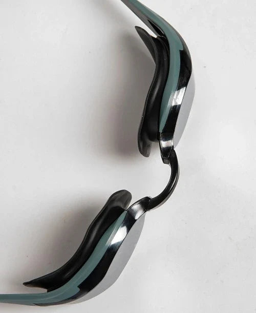 Arena Cobra Edge Swipe Mirror Goggles Silver Sage Black