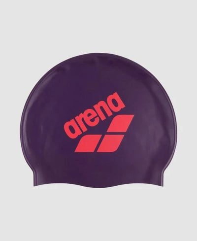 Arena swimcap Big Logo Cap PLUM-BRIGHT_CORAL