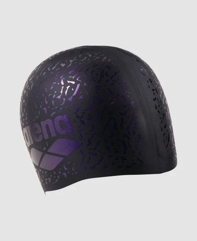 Arena swimcap Shine BLACK-PLUM