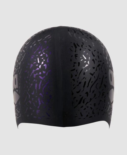 Arena swimcap Shine BLACK-PLUM