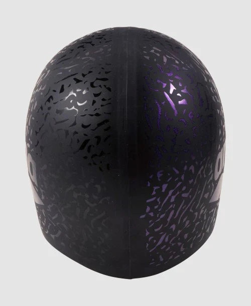 Arena swimcap Shine BLACK-PLUM