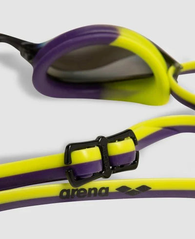 Arena Python Mirror Goggle Violet Plum Artic Lime
