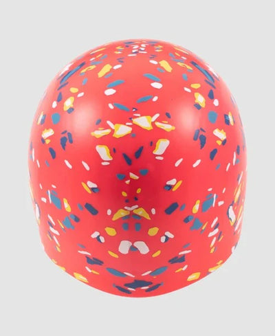 Arena swimcap Poolish Moulded CONFETTI RED