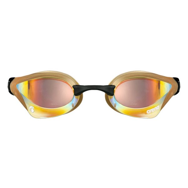 Arena Cobra Core Swipe Mirror Yellow Copper Gold
