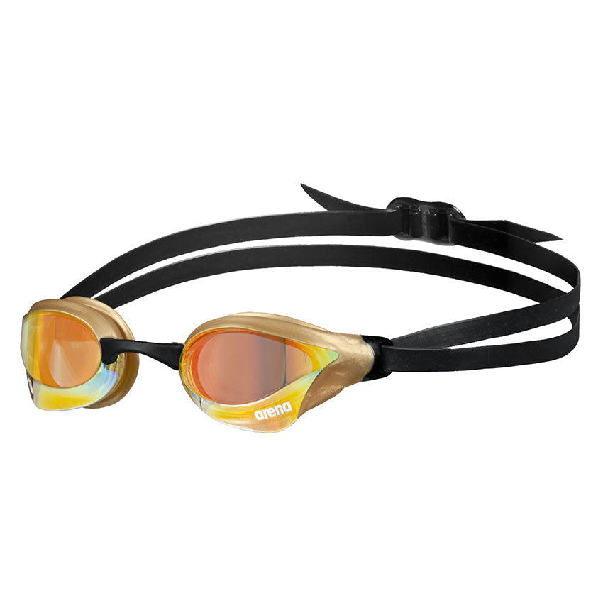 Arena Cobra Core Swipe Mirror Yellow Copper Gold